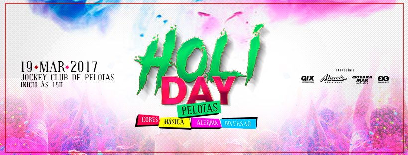 Holi Day Pelotas - O maior festival de cores do mundo!