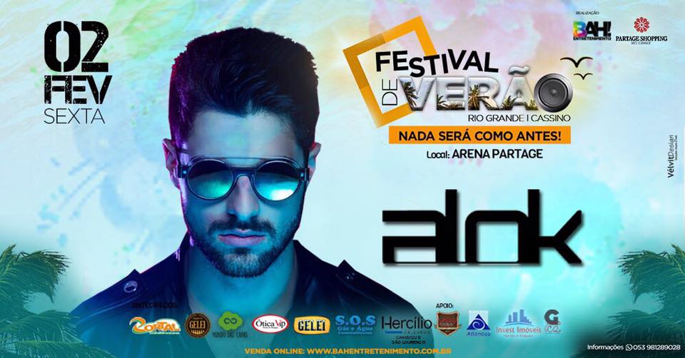 Alok - Festival de Verão Rio Grande-Cassino 2018