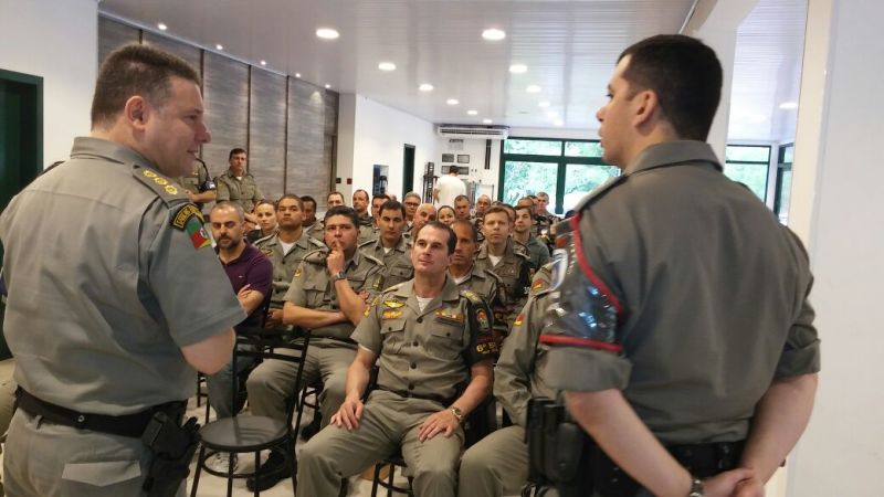 Oficiais da Região Sul participam de treinamento em Pelotas