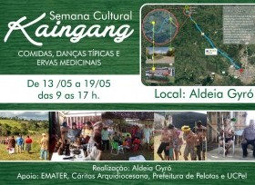 I Semana Cultural Kaingang de Pelotas acontece na semana que vem  
