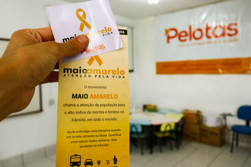 MAIO AMARELO : PROGRAMAÇÃO VAI COMEÇAR COM BLITZ EDUCATIVA NA DOMINGOS DE ALMEIDA