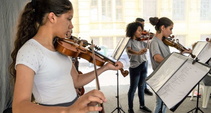 ORQUESTRA ESTUDANTIL MUNICIPAL BUSCA NOVOS TALENTOS