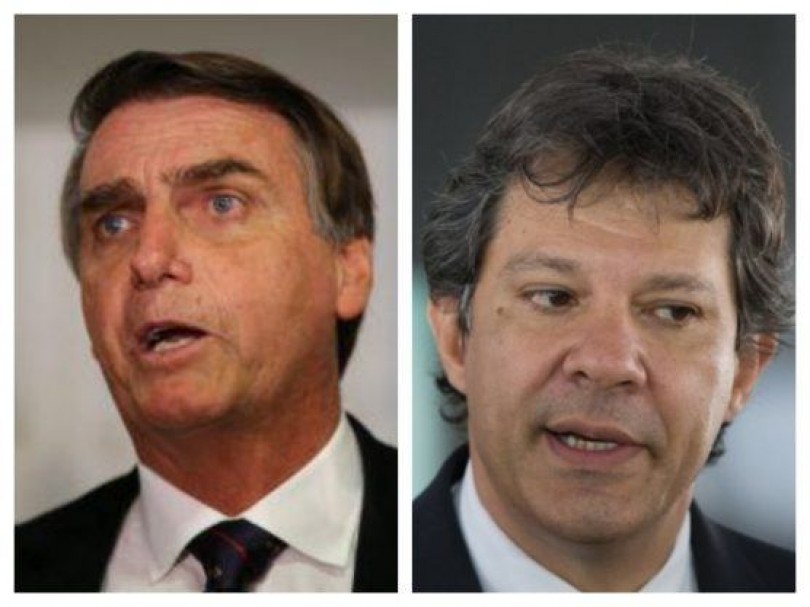 Bolsonaro e Haddad disputarão segundo turno das eleições presidenciais